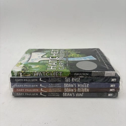 Gary Paulsen Hatchet Adventure 5 Book Set Like-New~ Unread Complete Series F6-26 - product listing photo