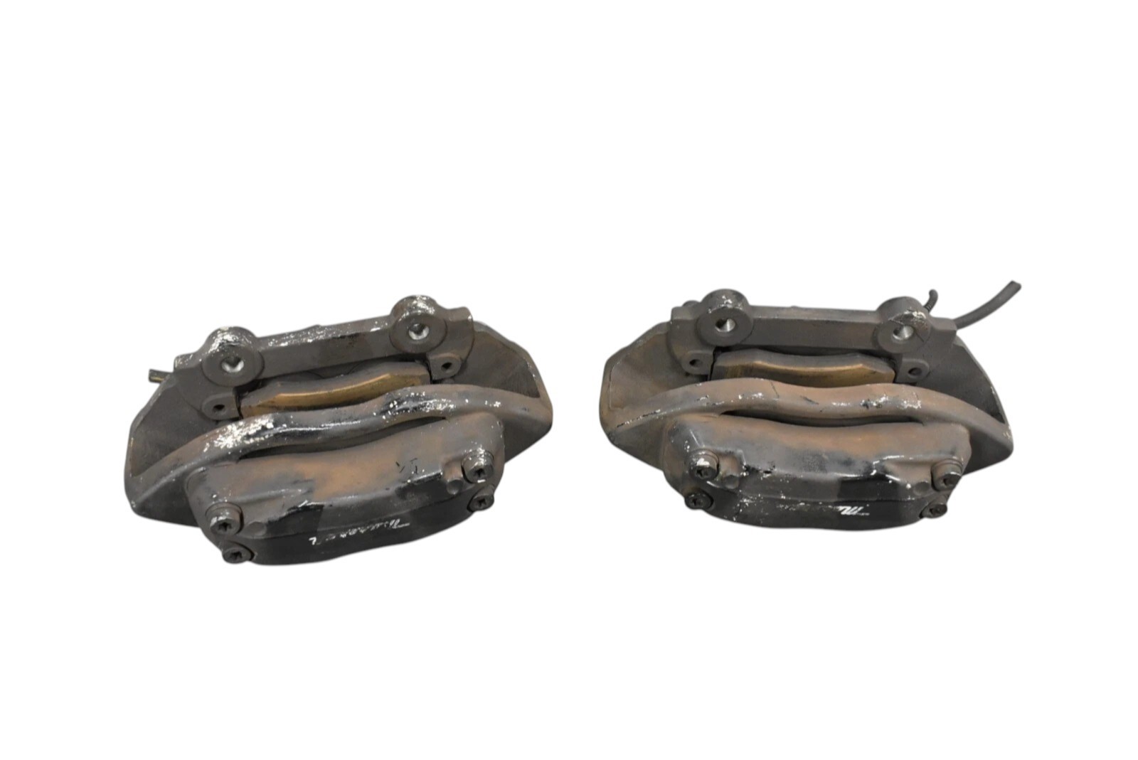 04-17 Maserati Quattroporte Front Left / Right Side Brake Caliper Set Of 2 Oem