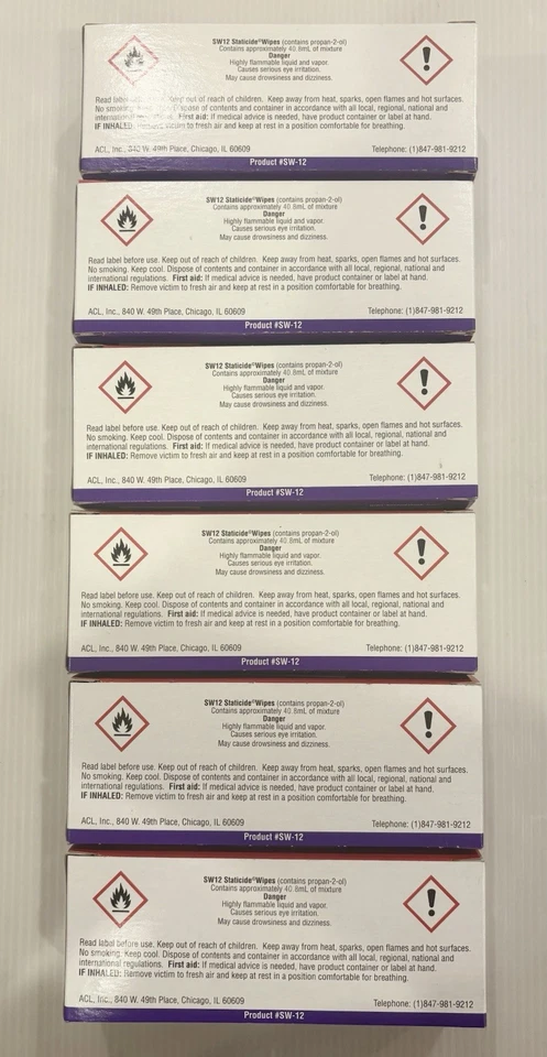 Kodak Scanner Cleaning Wipes 896-5519, Carton of 6 Bx With 24 Wipes In Each Bx - Image 3 of 3