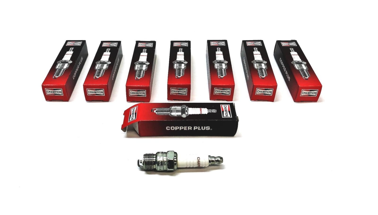 Champion Copper Plus Spark Plugs Stock 400 RV9YC Lot of 8 NOS