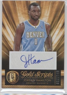 2013-14 Panini Gold Standard Gold Scripts 97/149 Jordan Hamilton #18 Auto 1c4