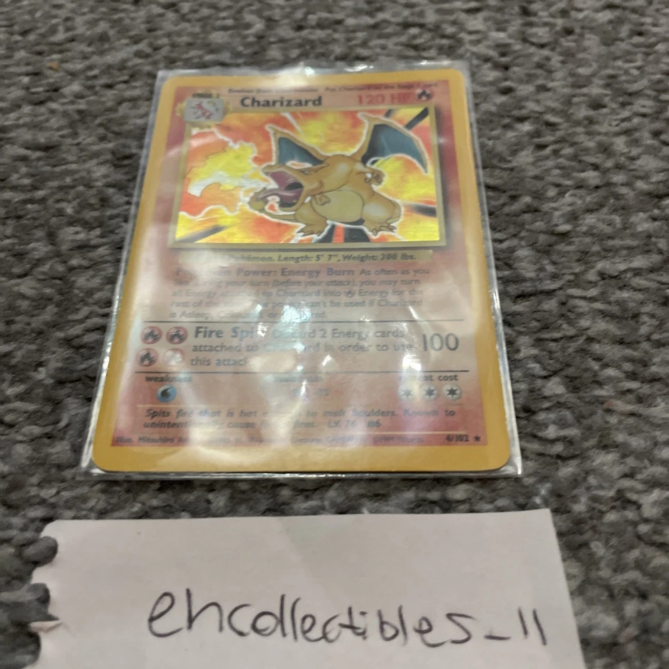 POKEMON CARDS BUNDLE Charizard 4/102 Base Set Pokemon 1999 READ DESCRIPTION - Image 4 of 4