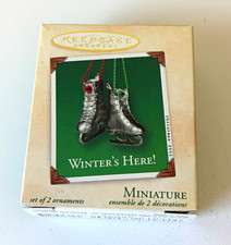 Vtg Hallmark Keepsake Christmas Miniature Pew...