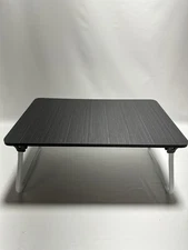 Ruxury Folding Lap Desk Tray Table for Laptop Bed Sofa Floor Black