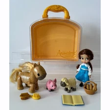Disney Animators’ Collection Beauty & The Beast Glitter Playset INCOMPLETE