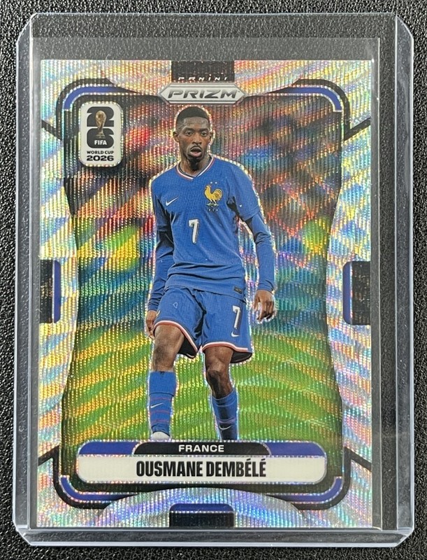 OUSMANE DEMBELE 2026 PANINI PRIZM WORLD CUP #37 WAVE FRANCE
