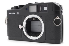  Almost Unused Voigtlander Bessa R2 Black Rangefinder 35mm Film Camera From JAP