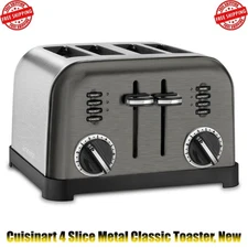 Cuisinart 4 Slice Metal Classic Toaster, New