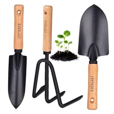 Garden Tools Set-Garden Trowel,3 Piece Heavy Duty Gardening Kit Gift for Mens...