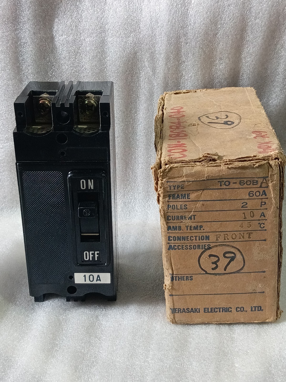 Terasaki Electric TO-60BA 2 POLE 10A