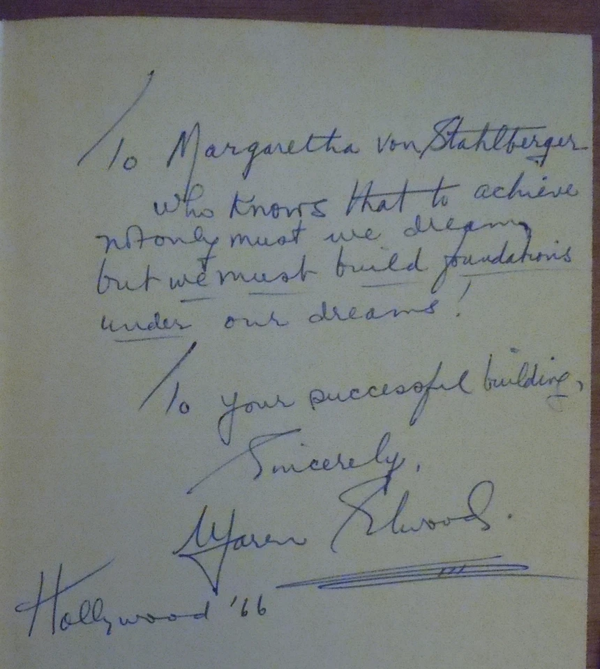 CHARACTERS MAKE YOUR STORY by Maren Elwood 1959 WARMLY INSCRIBED BY AUTHOR - Image 3 of 4