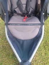 GRAY Black Bob Revolution Flex Stroller  2017 Seat, Canopy, Basket Fabric Rplmnt