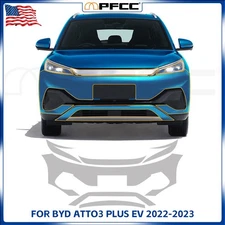 For BYD ATTO3 2022-2023 Front Bumper Precut Paint Protection Film Gloss PPF TPU
