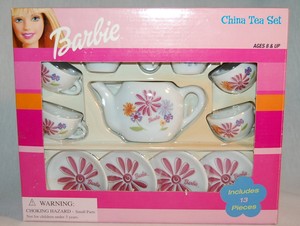 barbie china tea set