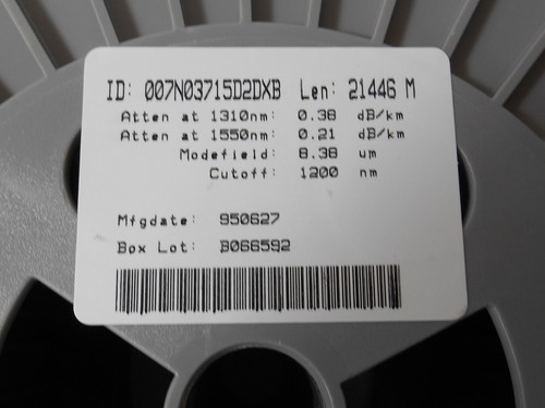 LUCENT   BARE SINGLE MODE FIBER 20Km  Compatible with SMF-28 - Picture 1 of 2