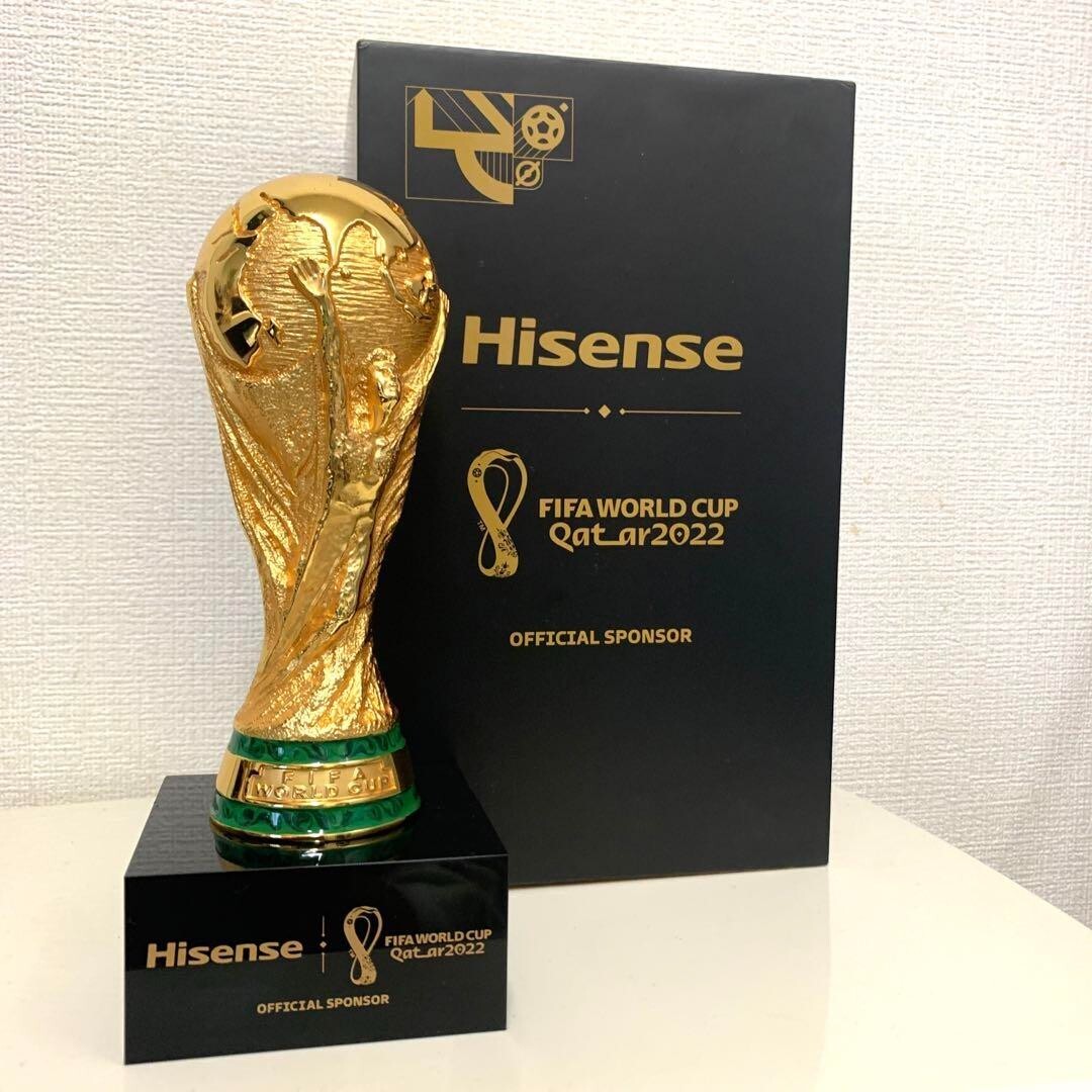 Hisense FIFA WORLD CUP Qatar 2022 トロフィー FIFA World cup 2022 Hisense official sponsor trophy | eBay
