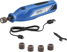 4V-Cordless Rotary Professional Pet Nail Trimming Kit, Single Speed w/ 7 Pieces