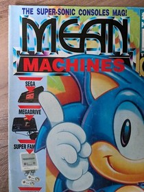 Mean Machines #8 Magazine - Sega UK - 1 of the 1st Sonic the Hedgehog Previews!