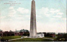 Vintage Advertising Postcard Mc Phail Piano Co Boston MA Massachusetts P-737