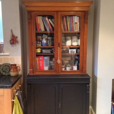Antique Victorian Pine Glazed Dresser Ebay