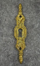 ANCIENNE ENTREE DE SERRURE BRONZE DECORATIVE
