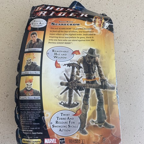 Figurine épouvantail Marvel Legends Ghost Rider jouet Hasbro 2007 - Photo 6/6