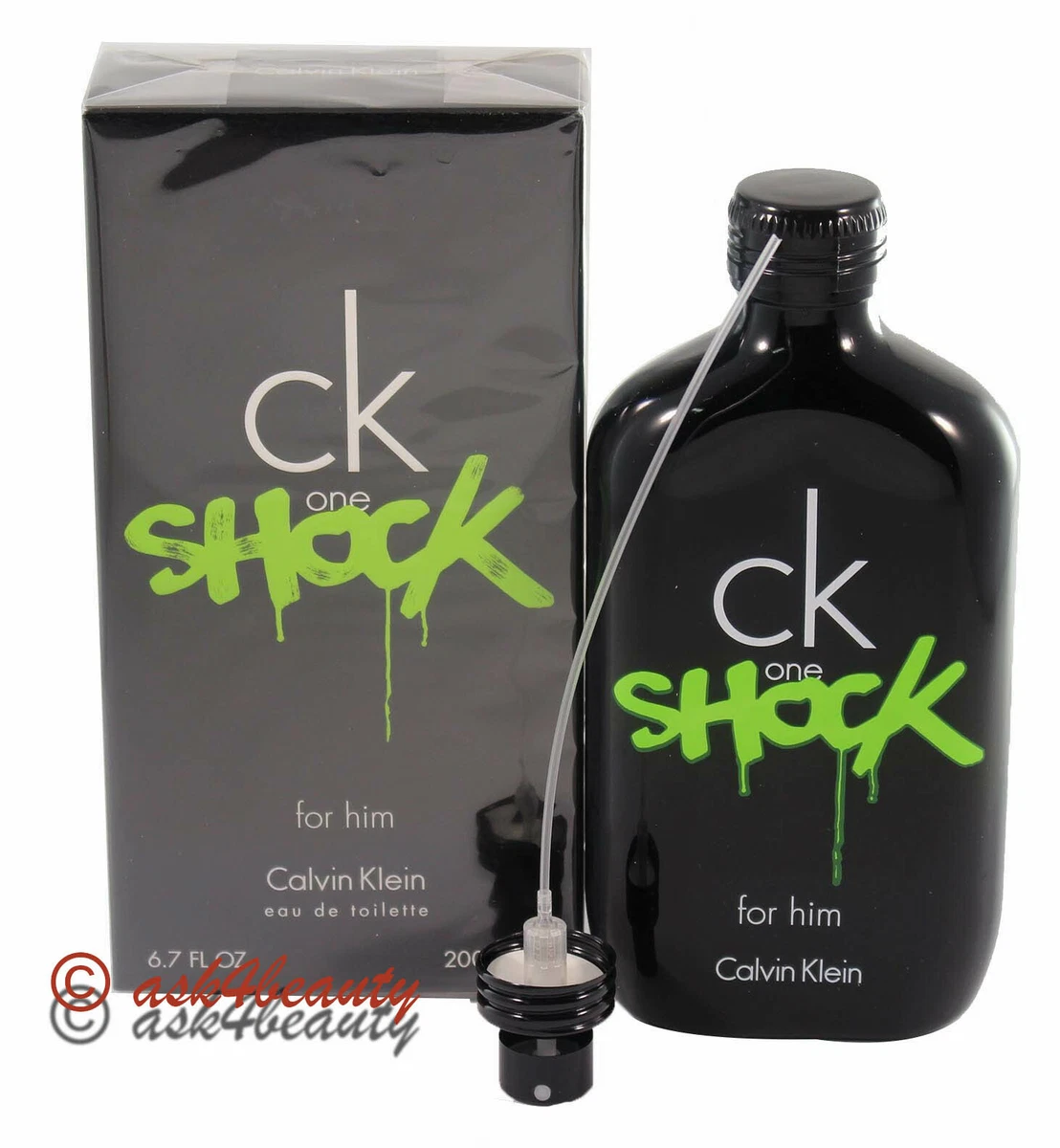 Ck One Shock for Him by Calvin Klein 6.7 oz/200 ml EDT Spray for Men | eBay | Eau de Toilette