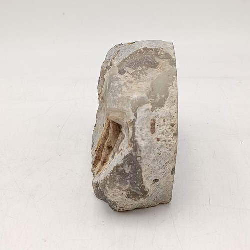 Agate Geode Crystal Polished Blue Specimen 2.3 lbs. Pre-owned - Picture 8 of 8