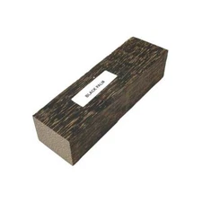 Black Palm Inlay Wood Blank 1/4x 1-1/2x 9 Woodworking Block- Free US Shippping