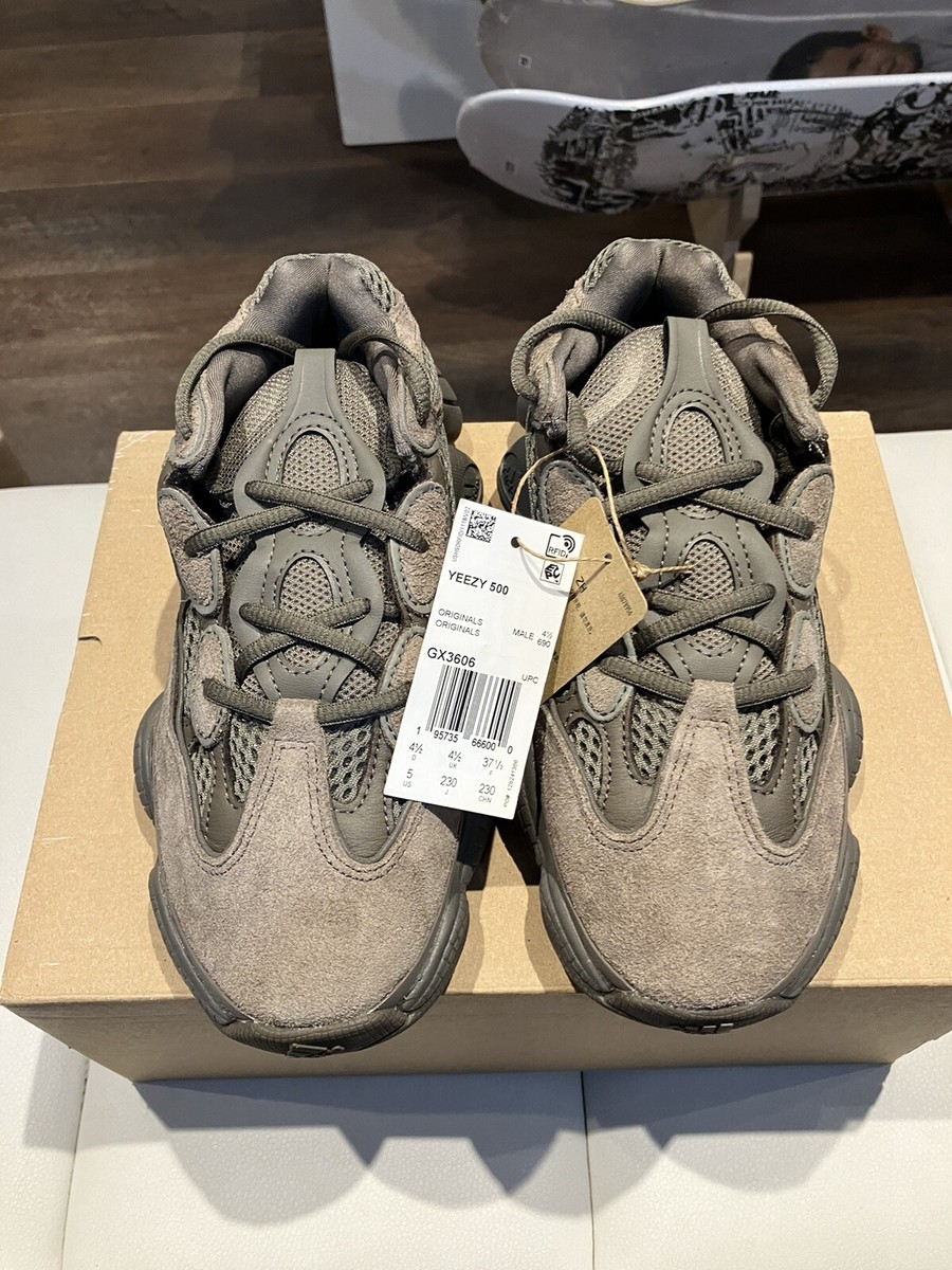 Size 5 Men's - Adidas Yeezy 500 Brown Clay CLABRW GX3606 Men's