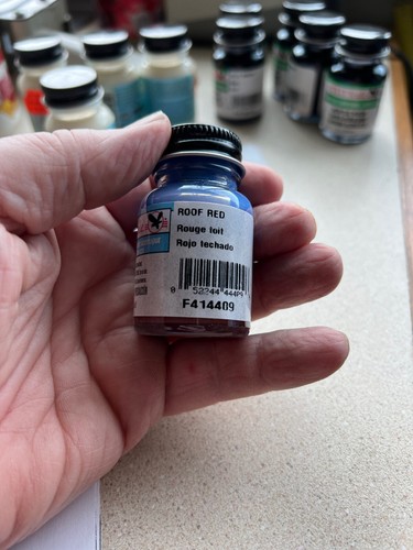 FLOQUIL POLLY SCALE RAILROAD COLORS MODEL PAINT 1 oz Roof Red F414409 - Picture 2 of 3