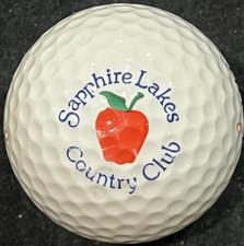 Sapphire Lakes Country Club Logo Golf Ball Sapphire, NC aka Burlingame