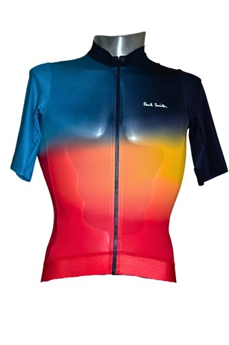 Paul Smith Künstler Streifen Radtrikot Kurzarm Herren "S" neu mit Etikett