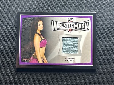 2015 Topps WWE Paige Wrestlemania 31 Mat Relic 