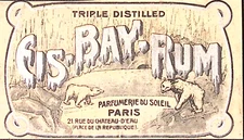 EIA Bay Rum Triple Distilled Parfumerie Du Soleil PARIS Polar Bear Orig. Label