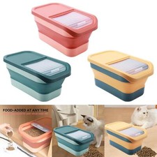 Collapsible Cat And Dog Food Storage Container, Collapsible Pet Food Container