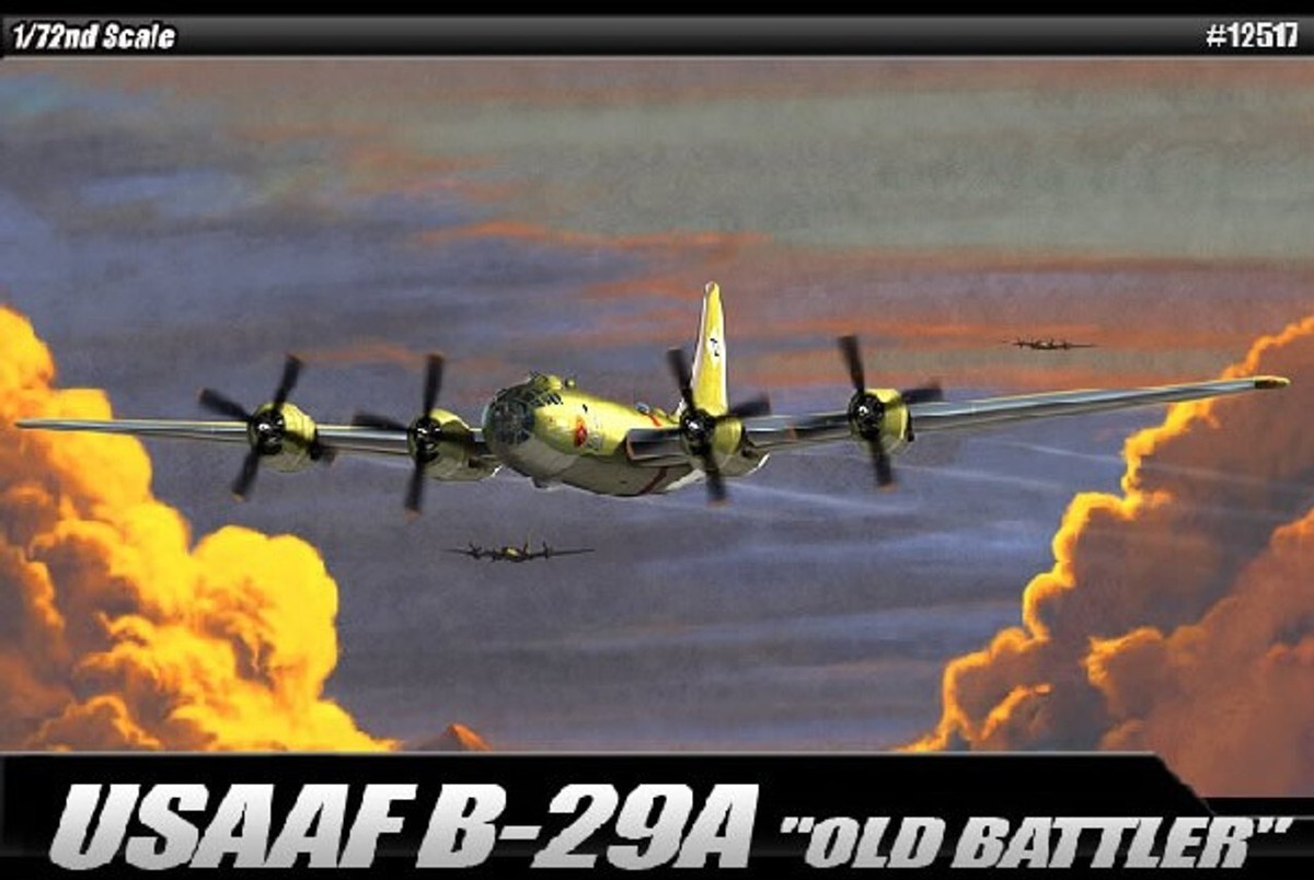 ACADEMY 1/72 B29A Old Battler USAAF Bomber ACD12517 | eBay