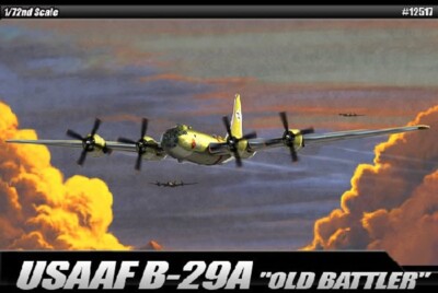 (未使用･未開封品)　1/72 USAAF B-29A"OLD BATTLER" #12517 ACADEMY f4u0baa ACADEMY 1/72 B29A Old Battler USAAF Bomber ACD12517 | eBay
