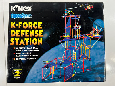 Vintage K'NEX 13122 K-FORCE DEFENSE STATION  - HyperSpace 3'' Tall - NEW SEALED