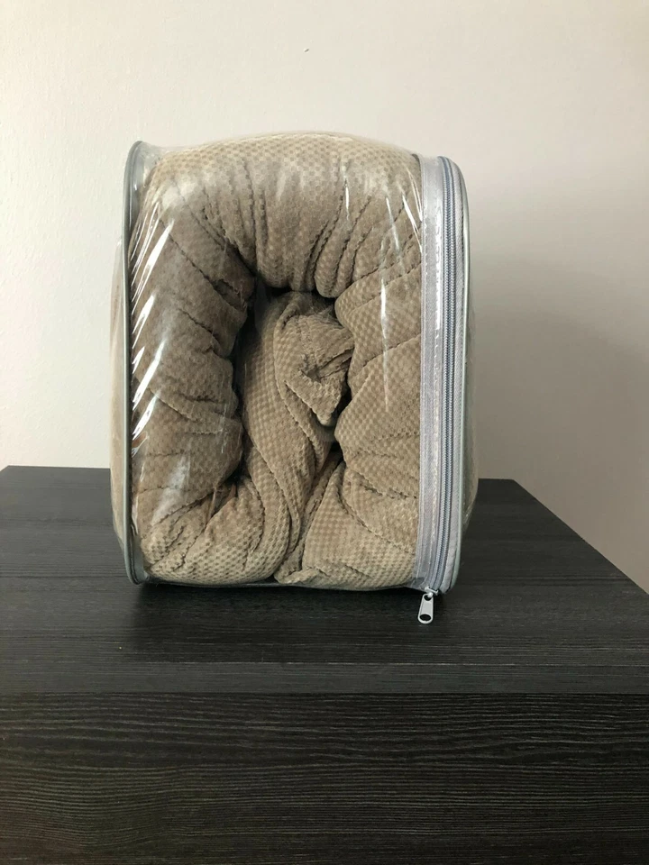 NUEVO Sofá Slipcover Stretch Piqué 3 piezas Scatterback Taupe T-cushion por ajuste seguro Foto 3 de 3