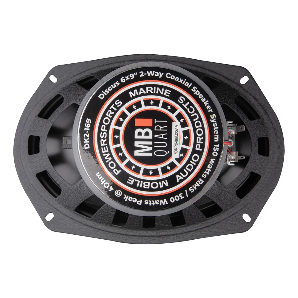 MB Quart DK2-169 300W 15.2x22.9cm 2-way 4-ohm Coaxial Enceintes Auto 2024 Série - Photo 4/4