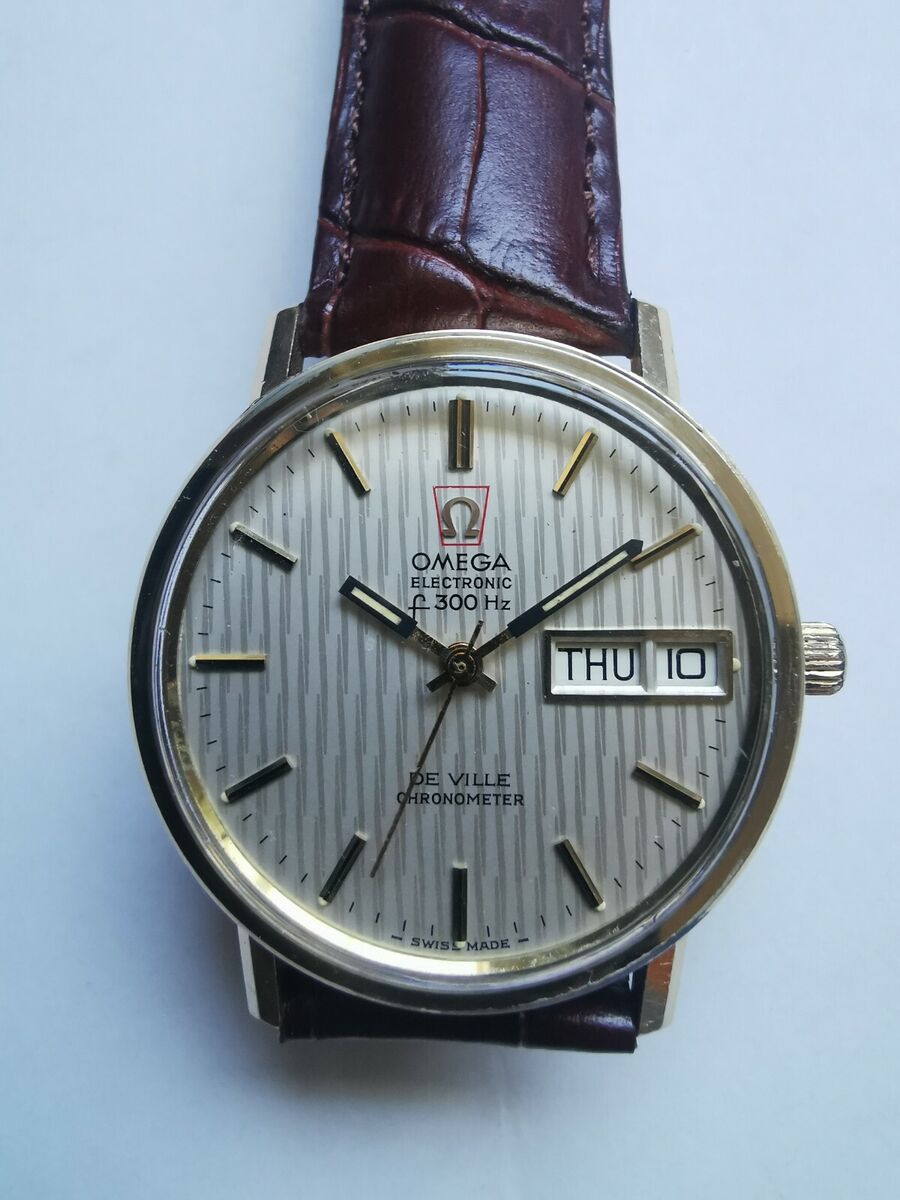 Vintage Omega De Ville Electronic F300Hz Chronometer Gold Vintage Omega De Ville Electronic F300Hz Chronometer Gold