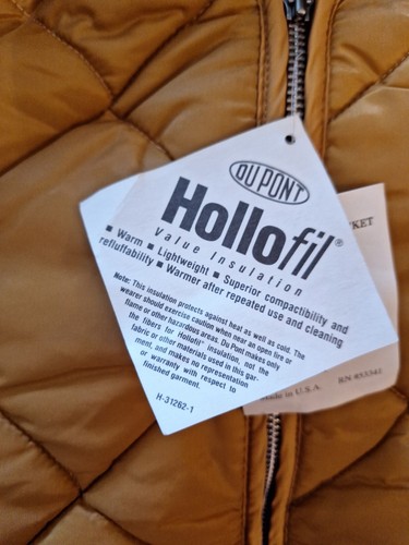 Abrigo tampón vintage Snap N Wear para hombre talla 5xl estilo Dupont Hollofil 3100 nuevo con etiquetas - Imagen 4 de 12