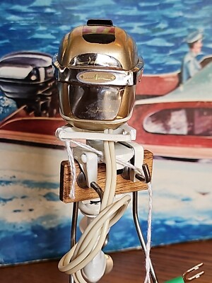 K&O 1957 Johnson Golden Javelin 35 HP Toy Outboard Motor (Dave