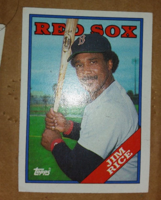 Jim Rice Red Sox 1988 Topps #675 | eBay