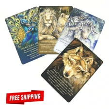 51pcs Spirits Of The Animals Oracle Cards Tarot Card Deck For Entertainment