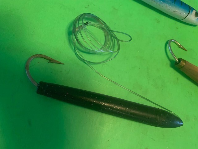 SET OF 3 CEDAR PLUGS 6 INCH TROLLING LURES FULLY RIGGED IN 3 DIFFERENT COLORS - Image 10