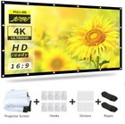 Vankyo Foldable Projector Screen 16:9 Hd for Outdoor Home Cinema Theater 100 in