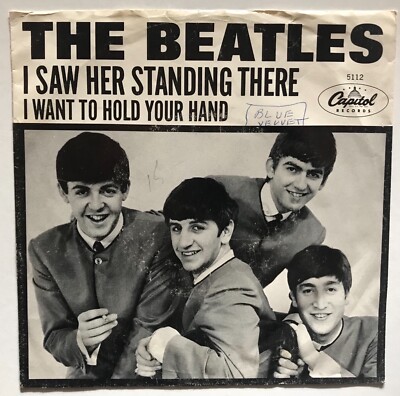 The Beatles 45 - I Saw Her Standing There / I Want To Hold Your