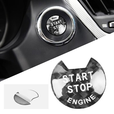 Fit Für Nissan Altima Maxima Pathfinder Carbon Fiber Start Stop Taste Abdeckung